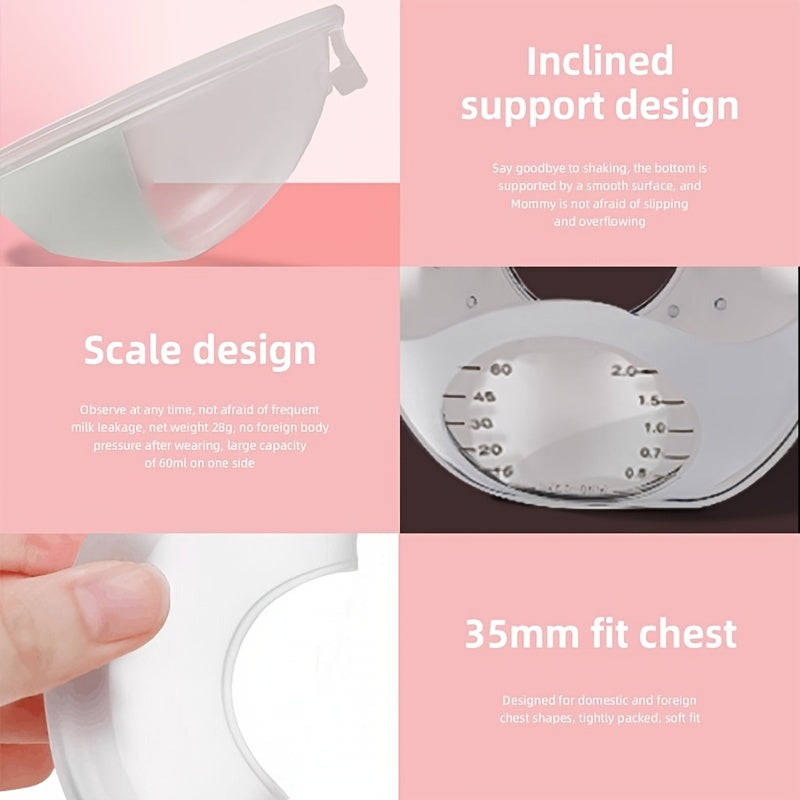 Reusable Silicone Wearable Breast Milk Collector - Surauty