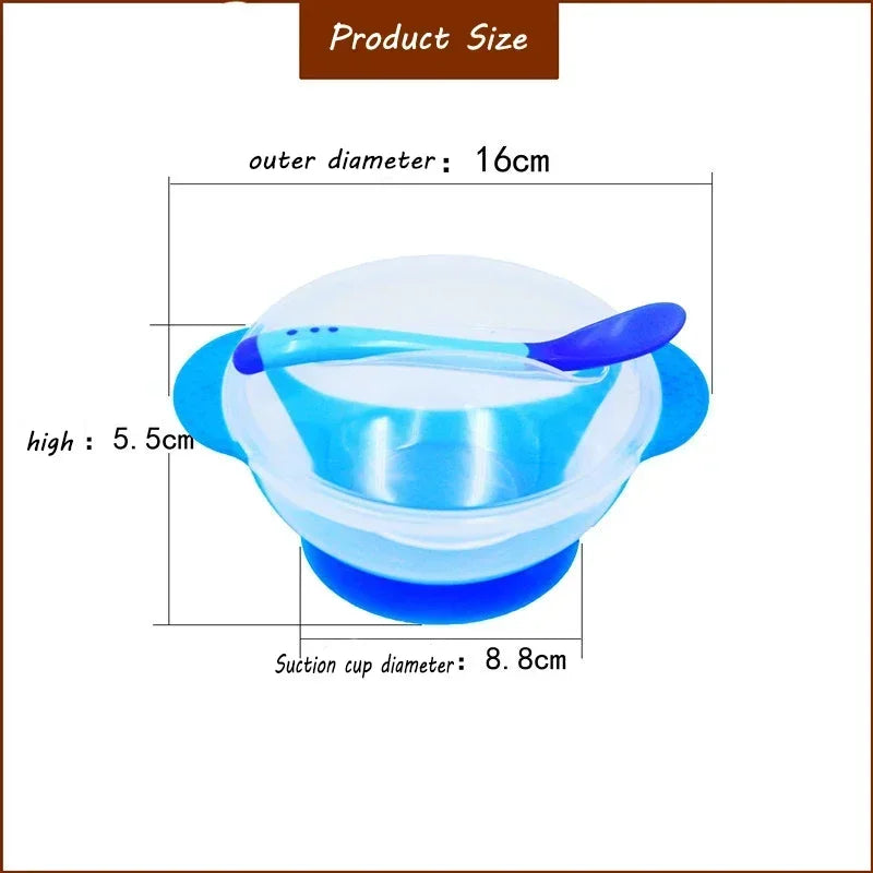 360 Rotate Spill-Proof Universal Baby Feeding Gyro Bowl - Surauty