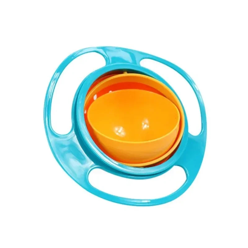 360 Rotate Spill-Proof Universal Baby Feeding Gyro Bowl - Surauty